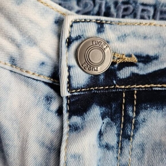 Rue21 Premium Jeans Men's 32x32 Skinny Supreme Flex Distressed Racing Stripe - Picture 13 of 16